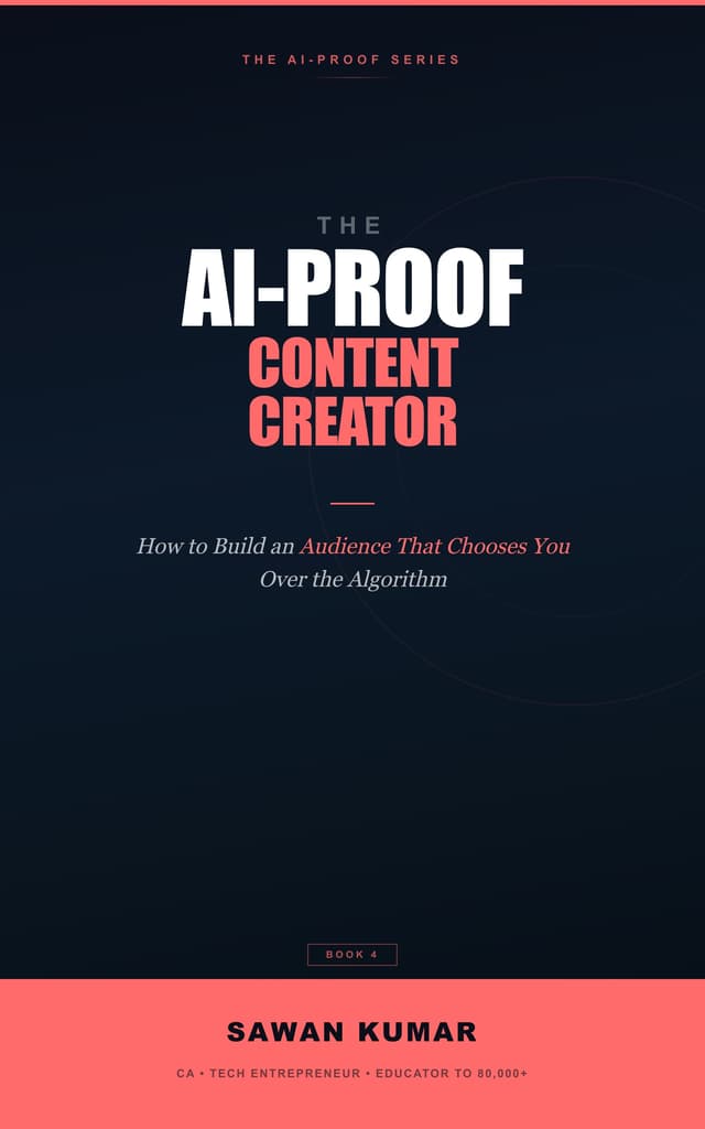 The AI-Proof Content Creator book cover