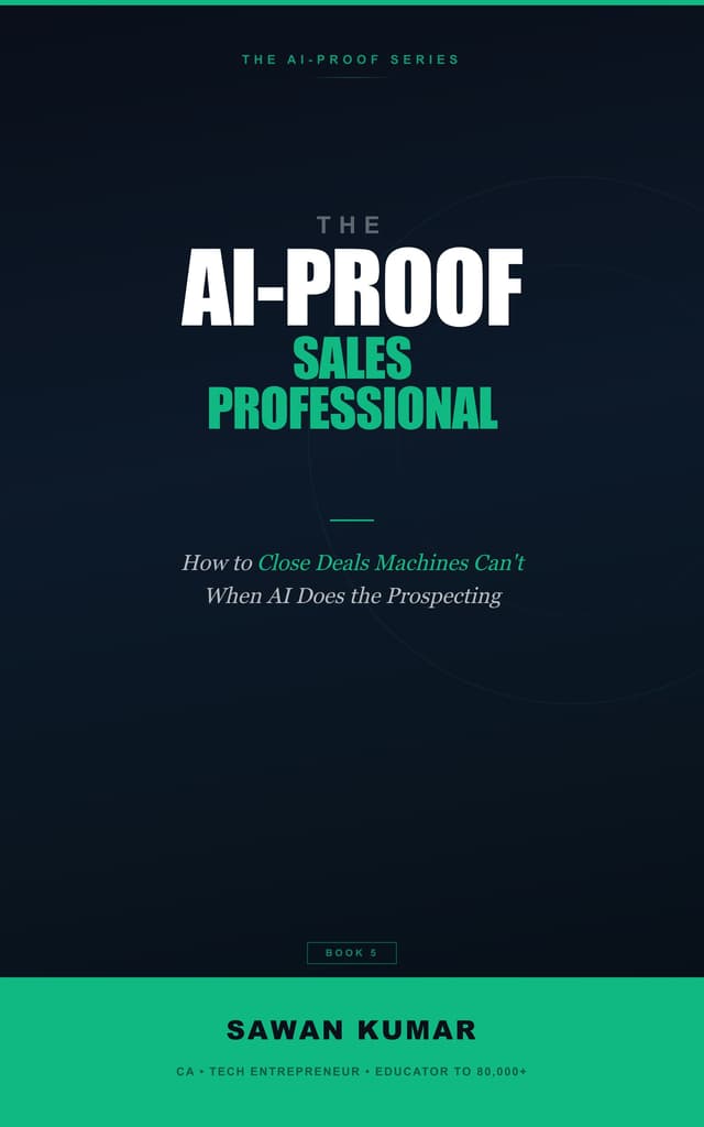 The AI-Proof Sales Professional book cover
