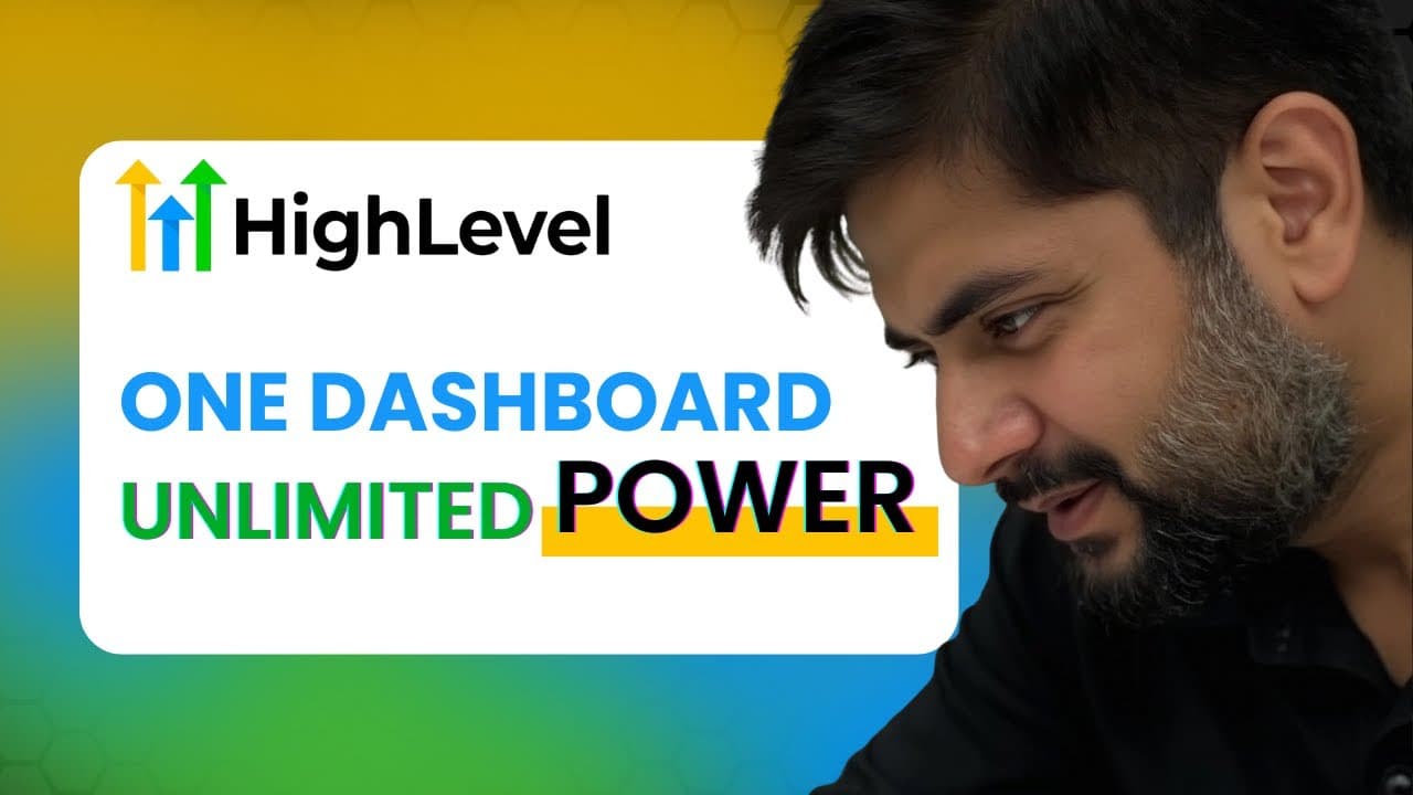 GoHighLevel Dashboard Made Easy for Beginners!