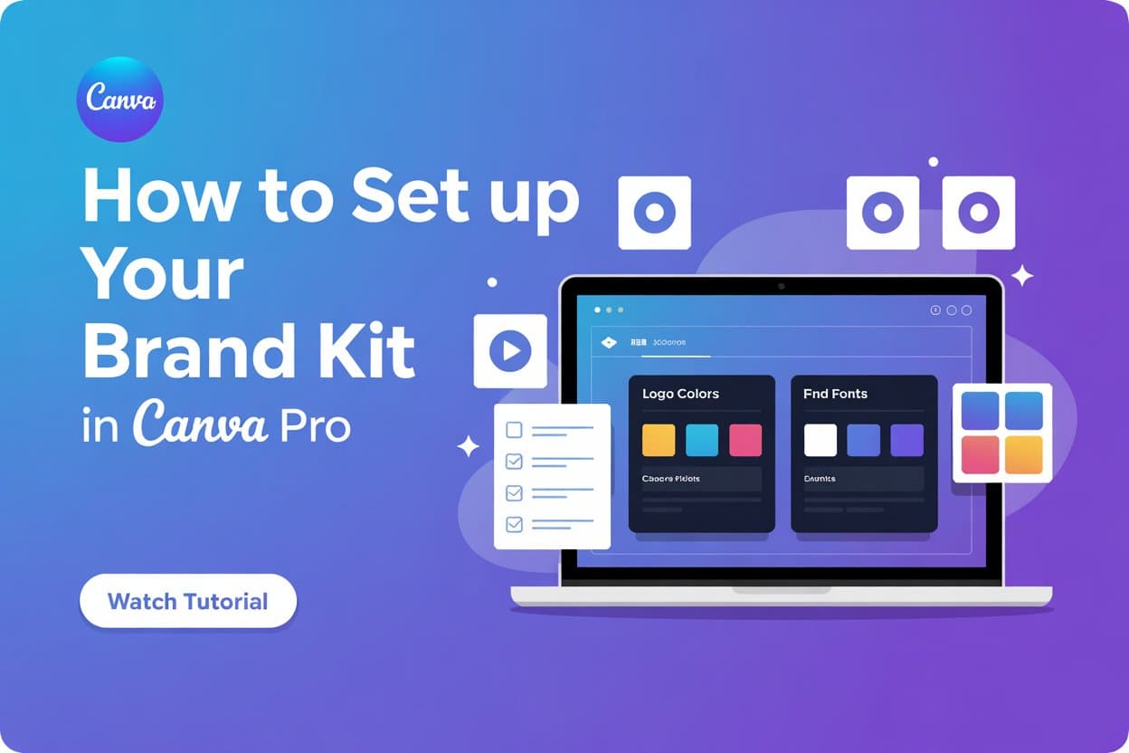 How to Set Up Your Brand Kit in  Canva Pro 