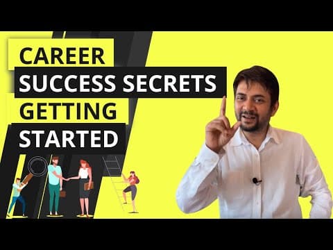 Career Success Secrets – Getting Started | Must Watch | By Sawan Kumar – Motivational Speaker