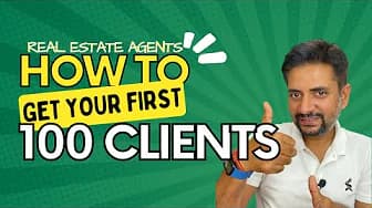 How to get first 100 real estate clients (Grow from 0 to 100 clients in a month)