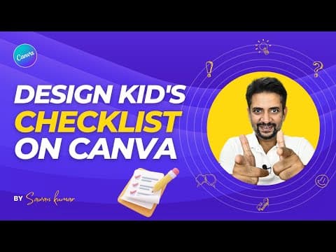 🌈 Fun and Functional Kids Checklists with Canva  Easy Design Tips! 🚀✨