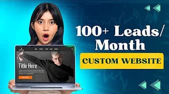 How to Generate 100+ Leads/Month From a Custom Website of Real Estate Agents #shorts
