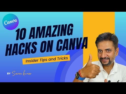 10 New FREE Canva HACKS! EASY  Canva Tutorial for Beginners | Tips & Tricks