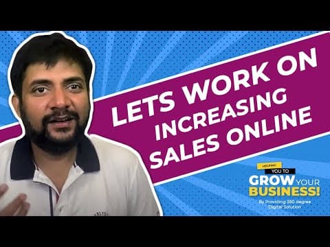 Lets work on increasing your sales online | BY SAWAN KUMAR | Best Career Coach in India