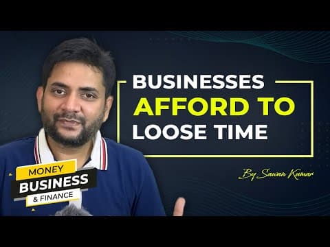 Why can't Businesses afford to loose Time ⌛ | By Sawan Kumar – Best Motivational Coach | Must Watch