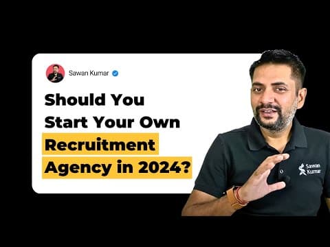 Should You Start Your Own Recruitment Agency? [2024] 🚀