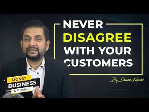 The thumb rule of sales | Never disagree with your customers | Sales lessons with Sawan Kumar