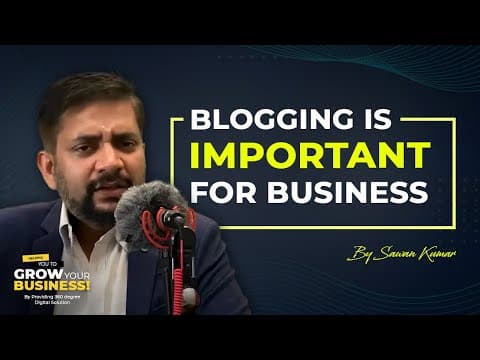 Why Blogging is Important for your Business | by Sawan Kumar | Best Career Coach in India