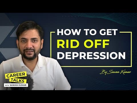 How To Get Rid Off Depression? | By Sawan Kumar – Best Motivational Speaker in India