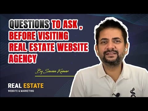 Questions you need to ask before visiting a Real Estate Website Agency