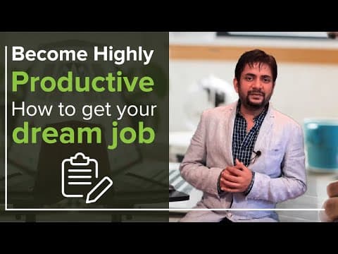 How to Become Highly Productive? – How to get your dream job? | Sawan Kumar – Motivational Speaker
