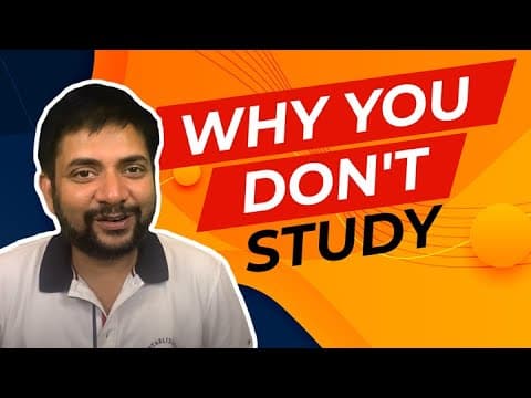 This is why you don't study | Sawan Kumar |Best Career Coach in India