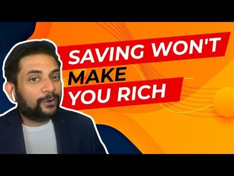 Saving won't make your rich | By Sawan Kumar | Best Career Coach in India