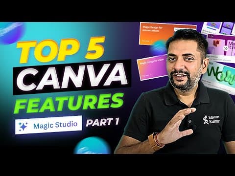 Introducing Canva Magic Studio 🤯 | TOP 5 HOT Features  in Canva JUST Changed Design Forever🔥