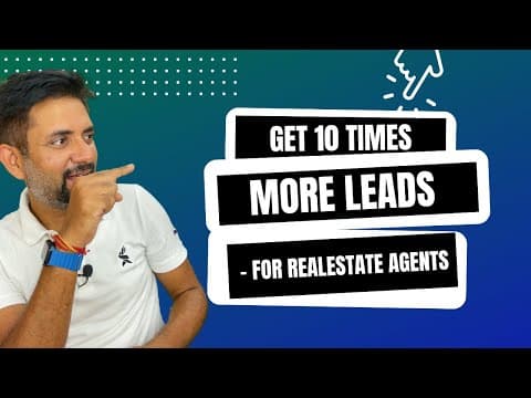 How to get 10 times more leads for real estate agents in the next 30 days