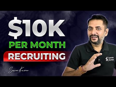 How to Make $10,000 a Month | Start a Staffing and Recruiting Agency for Beginners