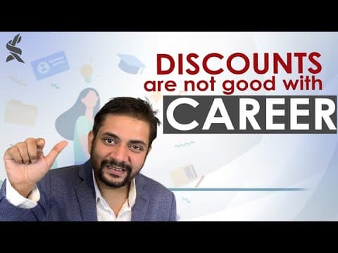 7 Reasons why discounts are not good when you choose a training program | Sawan Kumar